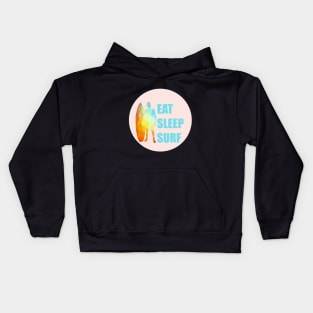 Eat Sleep Surf Kids Hoodie